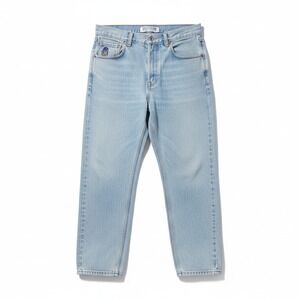 Polar Skate Co 93 Denim Light Blue Wash Straight Leg Skate Jeans, Men's 30x32‎